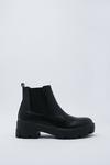 NastyGal Cleated Faux Leather Chelsea Boots thumbnail 3