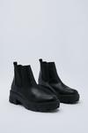 NastyGal Cleated Faux Leather Chelsea Boots thumbnail 4