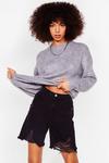 NastyGal Such a Softie Knitted Crew Neck Jumper thumbnail 1