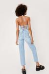 NastyGal Relaxed Distressed Straight Leg Jeans thumbnail 4