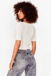 NastyGal Knit's Fine By Us Cropped Cardigan thumbnail 4