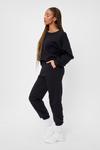 NastyGal Cropped Crew Neck Sweatshirt and Trousers Set thumbnail 3