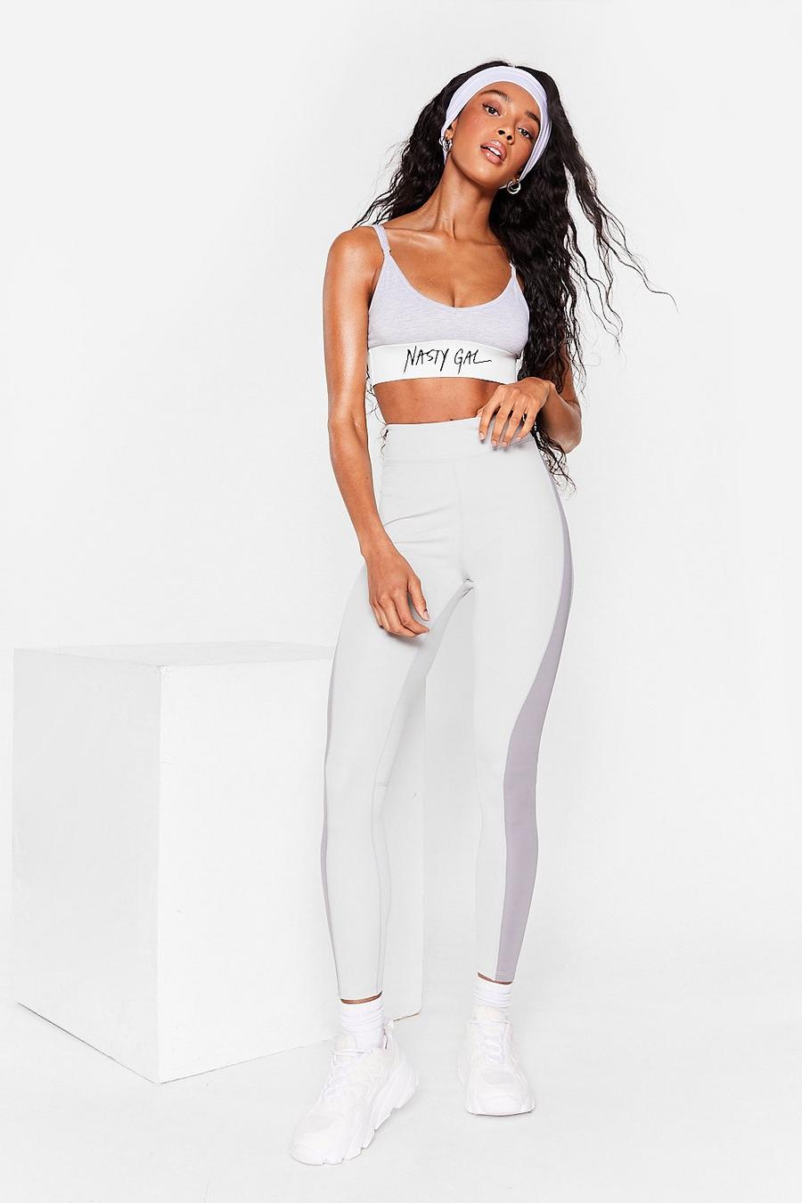 Women's Two Tone High Waisted Workout Leggings