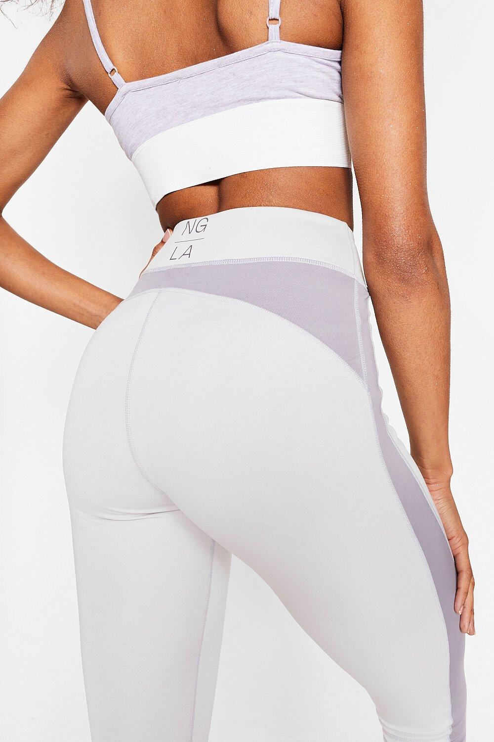 Two Tone High Waisted Workout Leggings