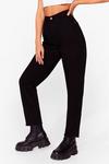 NastyGal In Raw of You High-Waisted Mom Jeans thumbnail 3