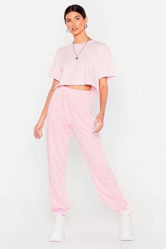 NastyGal Casual Oversized Cropped Short Sleeve T-Shirt 3