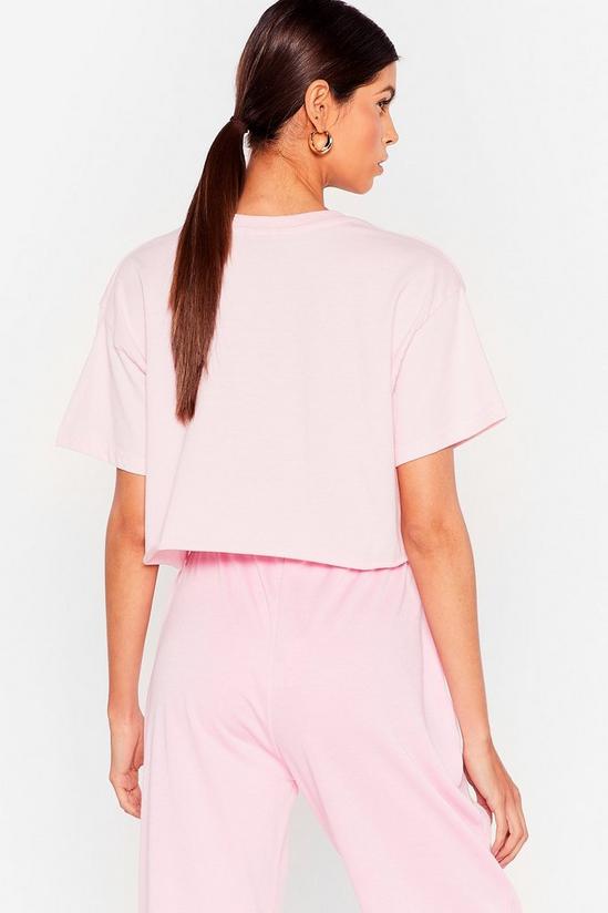 NastyGal Casual Oversized Cropped Short Sleeve T-Shirt 4