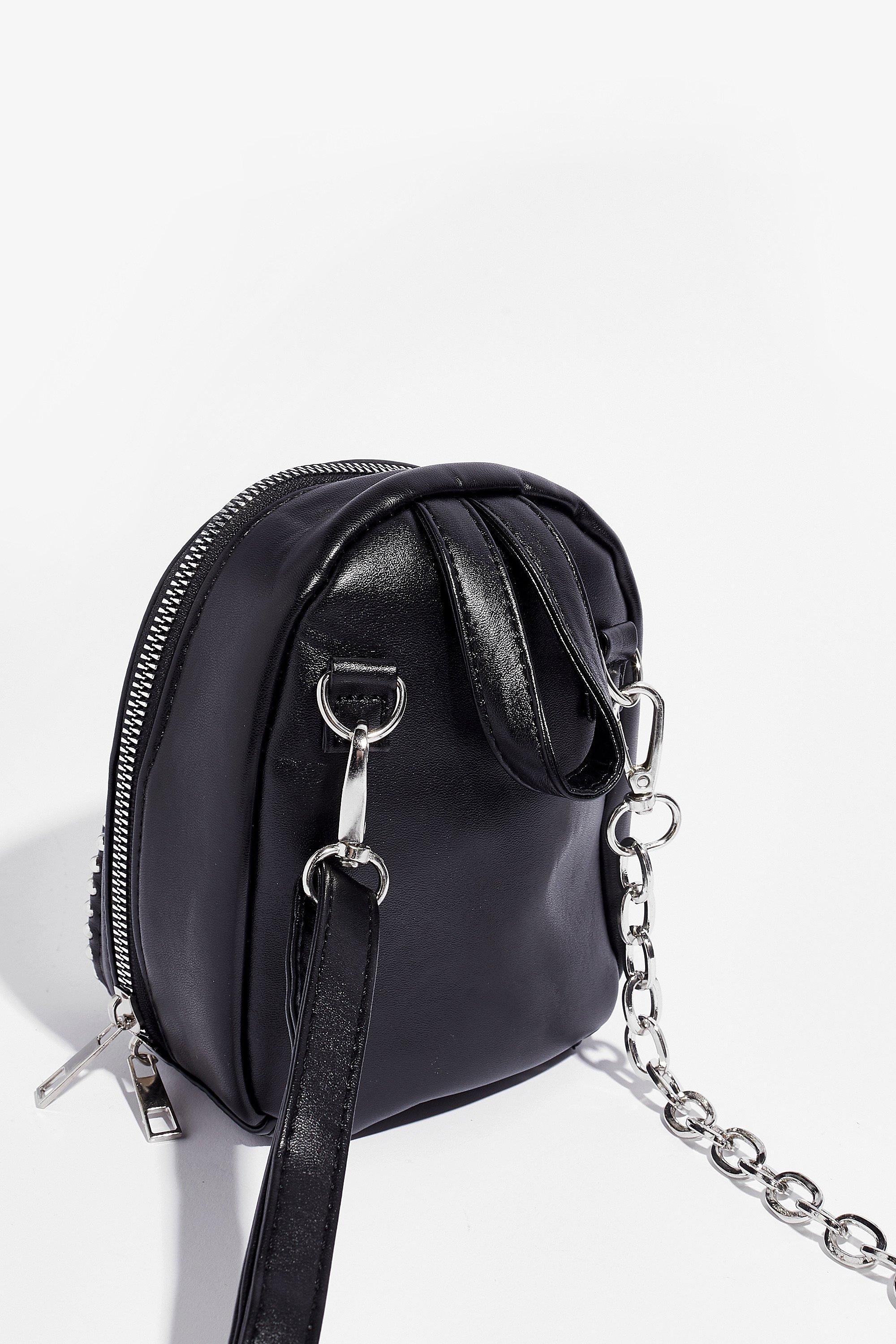 Black studded hotsell mini backpack