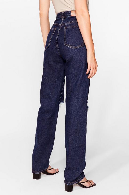 NastyGal Don't Distress Me Out Straight Leg Jeans 4