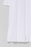 NastyGal Drop Ruffle Hem T-Shirt Dress thumbnail 3