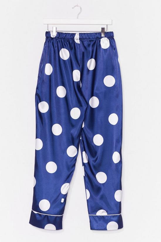 NastyGal My Spotlight Satin Trousers Pyjama Set 4