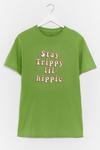 NastyGal Stay Trippy Lil Hippy Graphic T-Shirt thumbnail 1