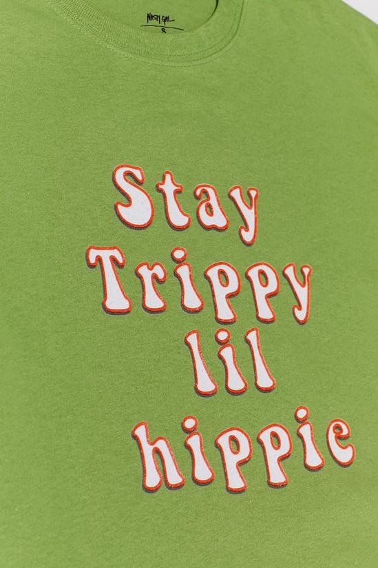 NastyGal Stay Trippy Lil Hippy Graphic T-Shirt 2
