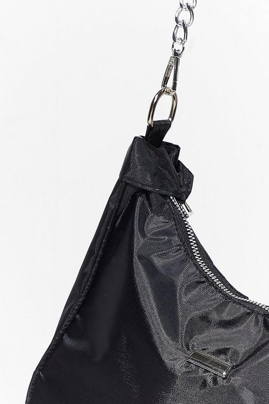 NastyGal Chain Strap Zip Close Shoulder Bag 4