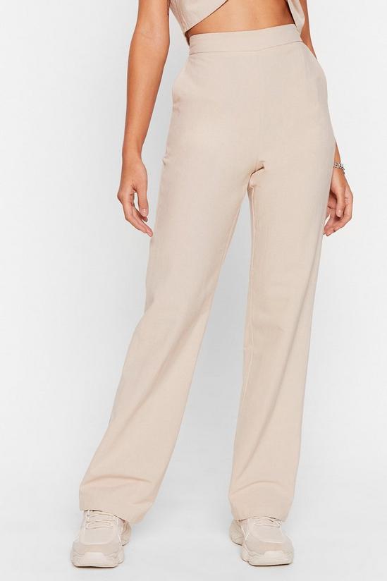 NastyGal Perfect Pair High-Waisted Wide-Leg Trousers 2