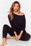 NastyGal Weekend Loading Knit Jumper and Joggers Lounge Set thumbnail 1