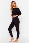 NastyGal Weekend Loading Knit Jumper and Joggers Lounge Set thumbnail 3