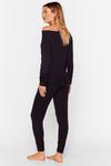 NastyGal Weekend Loading Knit Jumper and Joggers Lounge Set thumbnail 4