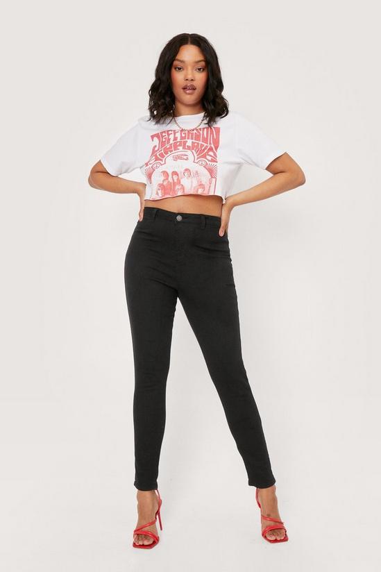NastyGal Stretch the Rules Plus Size Skinny Jeans 1