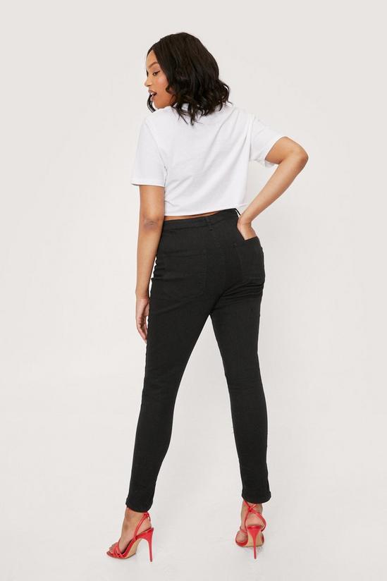 NastyGal Stretch the Rules Plus Size Skinny Jeans 4