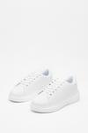 NastyGal Just Run With It Faux Leather Sneakers thumbnail 1