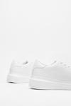 NastyGal Just Run With It Faux Leather Sneakers thumbnail 3