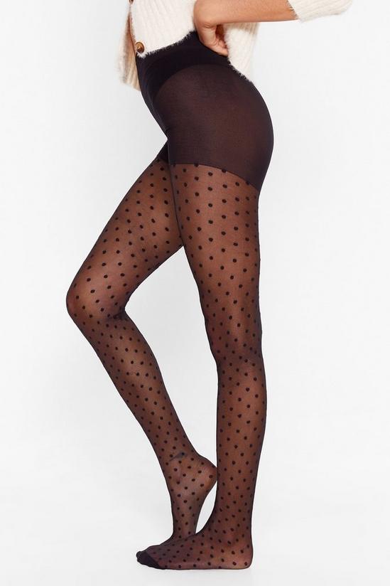 NastyGal All Spot and Bothered High-Waisted Tights 4
