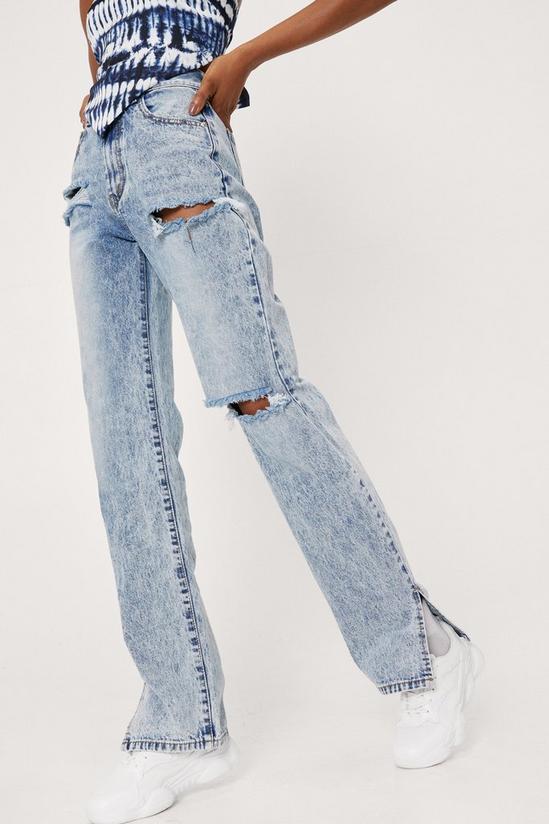 NastyGal Slit's Now or Never Distressed Jean 2