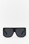 NastyGal Tinted Chunky Temple Aviator Sunglasses thumbnail 3