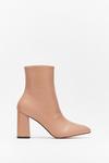 NastyGal Hey Sole Sister Faux Leather Heeled Boots thumbnail 2