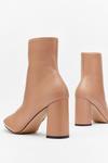 NastyGal Hey Sole Sister Faux Leather Heeled Boots thumbnail 4