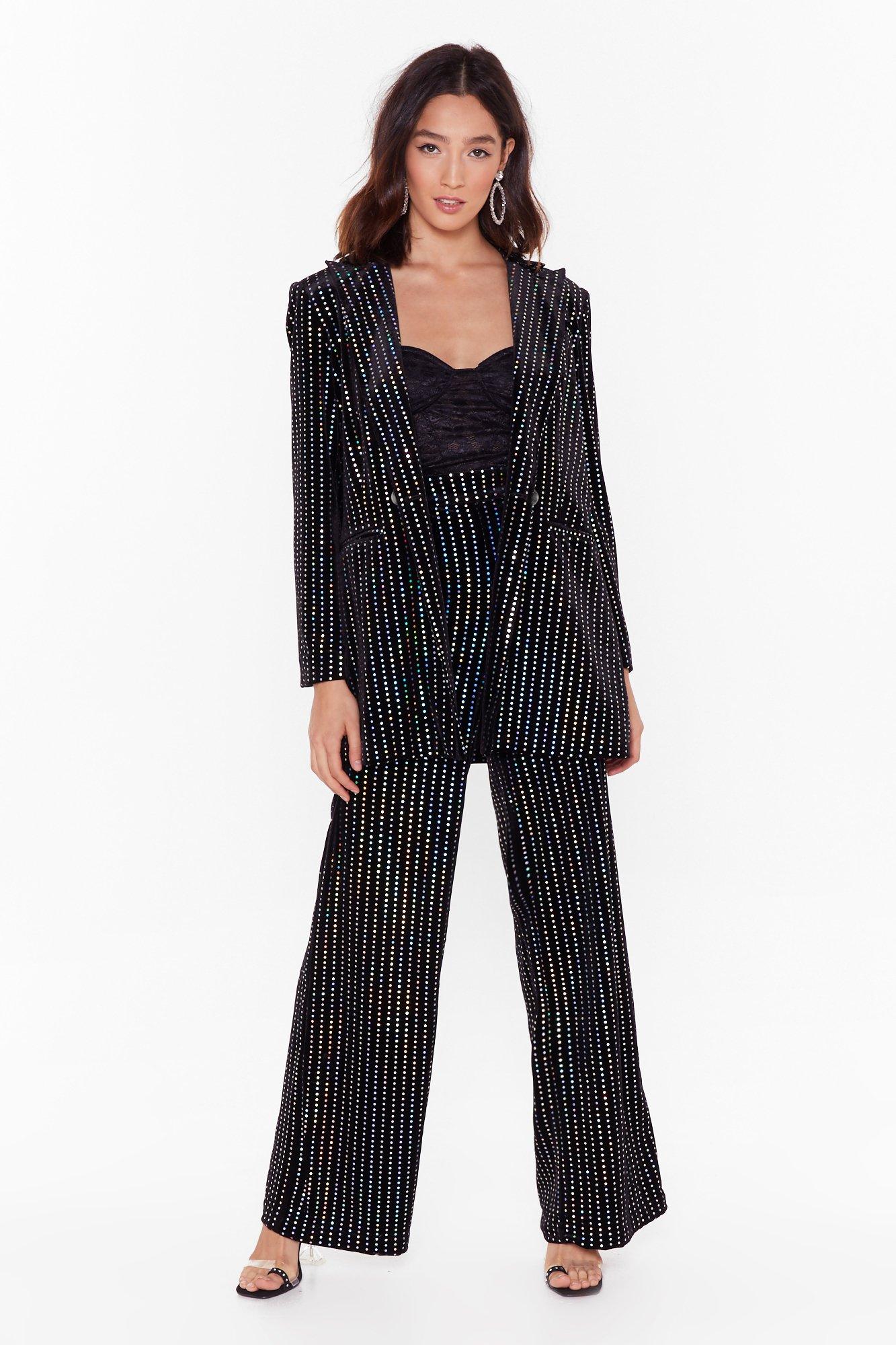 Velvet hot sale longline blazer