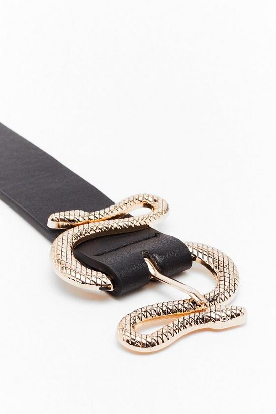 NastyGal It's Yours for the Snake-ing Faux Leather Belt 4