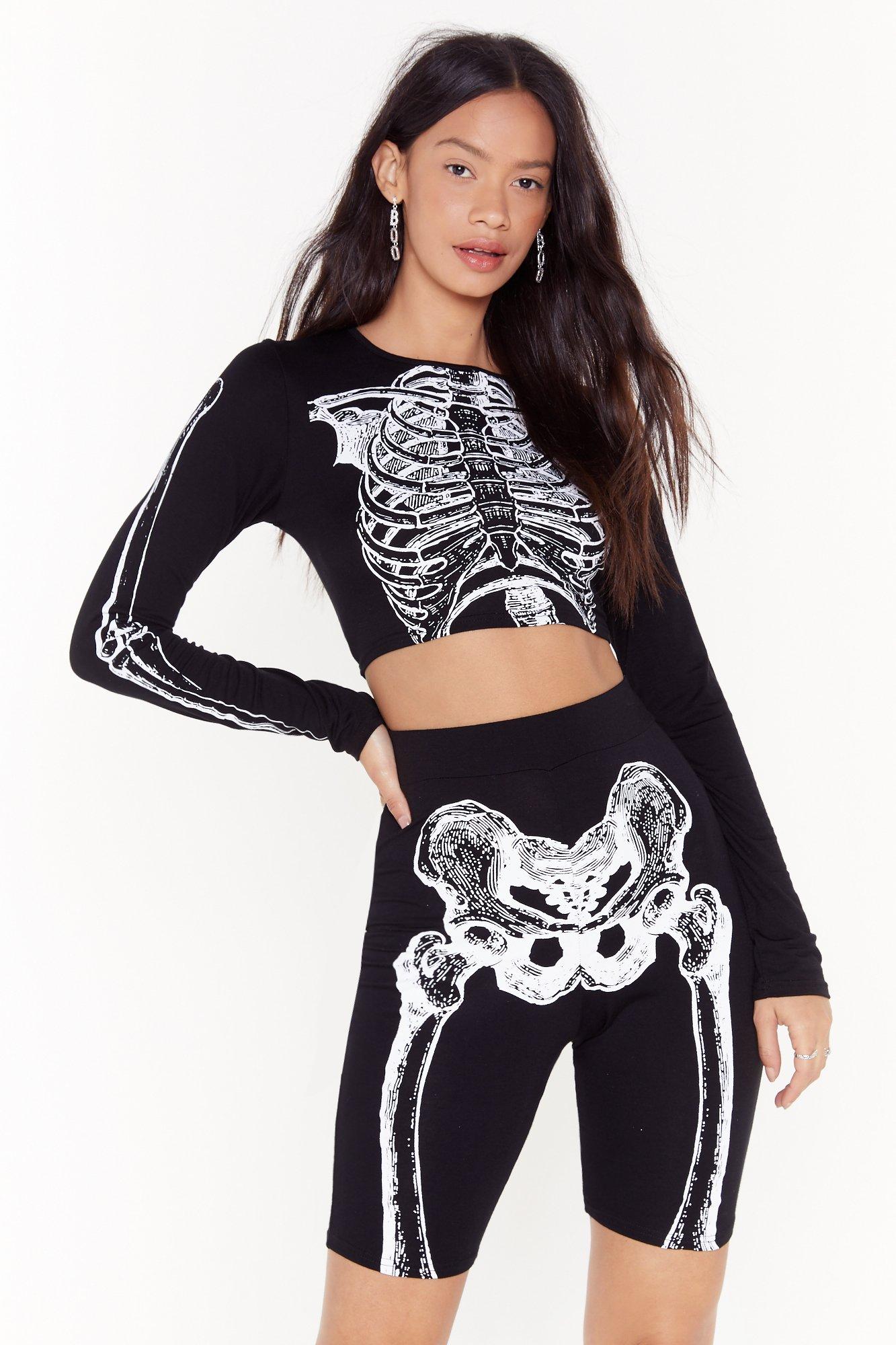 Crop top and biker shorts set hot sale