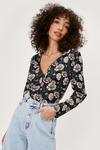 NastyGal Nothing Bud Flowers Floral Button-Down Blouse thumbnail 1