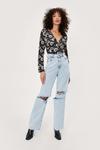 NastyGal Nothing Bud Flowers Floral Button-Down Blouse thumbnail 3