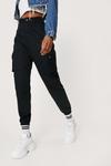 NastyGal Working Hard High-Waisted Utility Trousers thumbnail 3