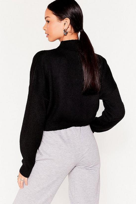 NastyGal In Our Comfort Zone High Neck Knit Jumper 4