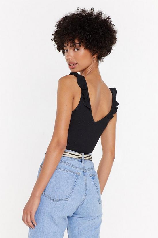 NastyGal Cut-Out of My Inheritance Knot Front Bodysuit 3