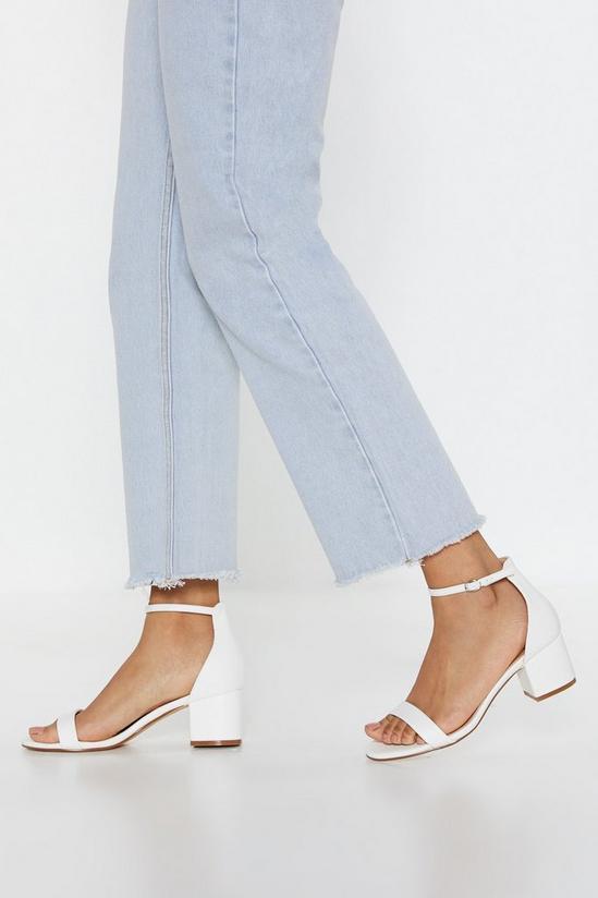 NastyGal There's No Stopping You Faux Leather Sandals 1