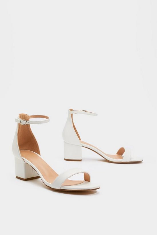 NastyGal There's No Stopping You Faux Leather Sandals 3