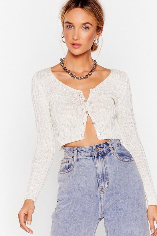 NastyGal No Chills Cropped Button-Down Cardigan 2