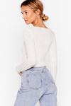 NastyGal No Chills Cropped Button-Down Cardigan thumbnail 3