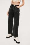 NastyGal Faded Oversized Wide Leg Jeans thumbnail 3