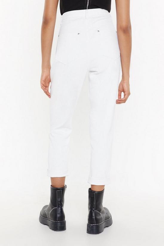 NastyGal Ripped Distressed Mom Jeans 4