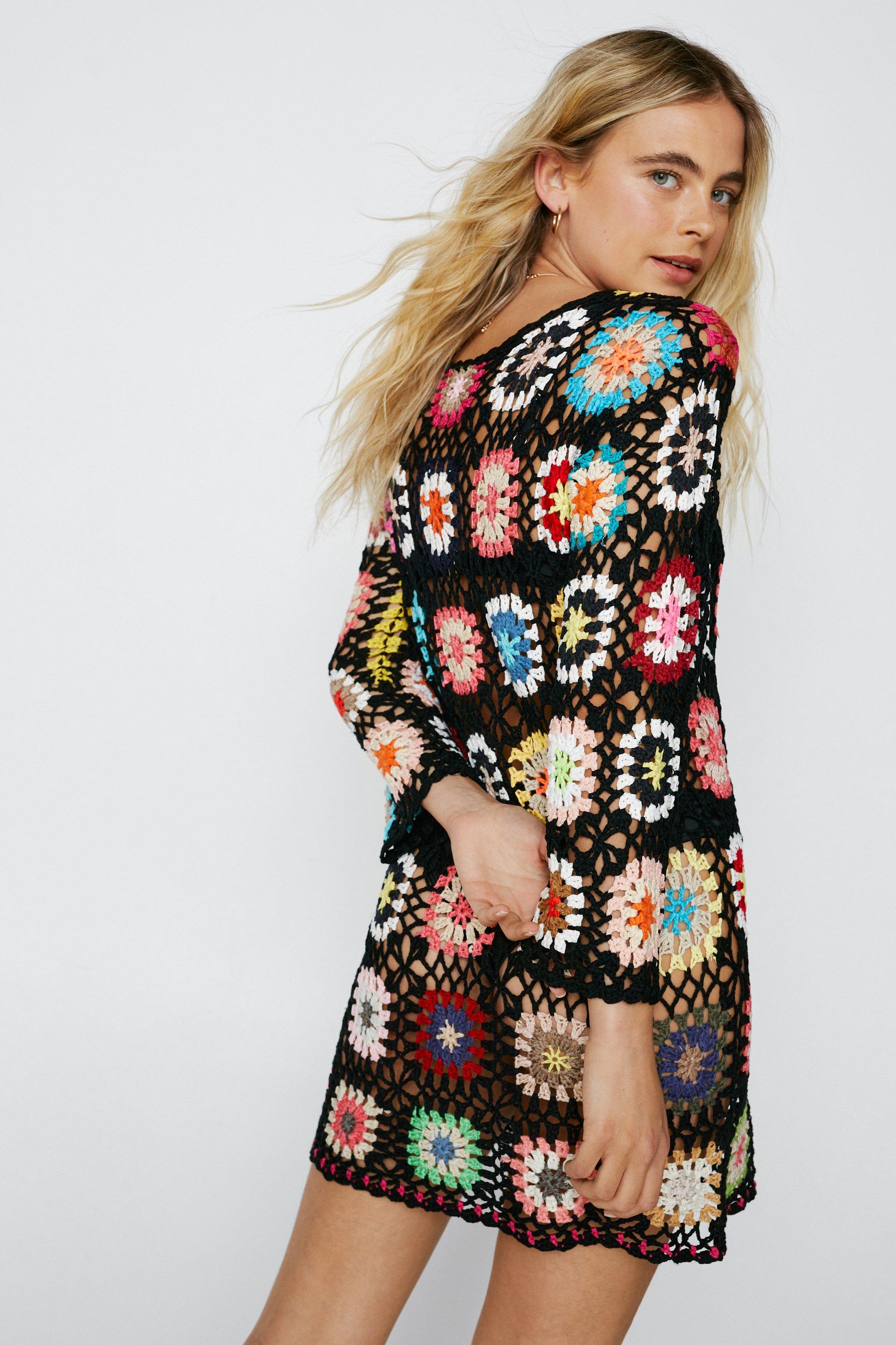 Long 2024 crochet dress