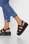 NastyGal Stand Your Ground Platform Cleated Sandals thumbnail 1