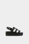NastyGal Stand Your Ground Platform Cleated Sandals thumbnail 4