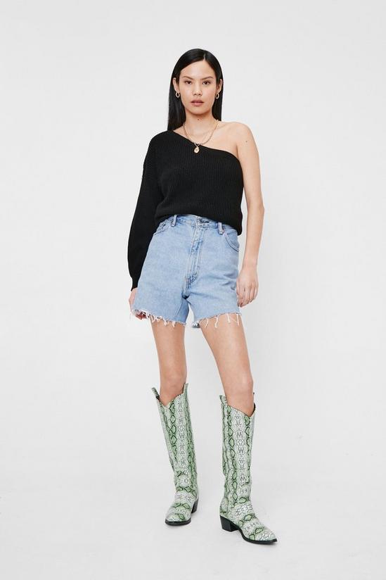 NastyGal My One and Only One Shoulder Sweater 3