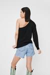 NastyGal My One and Only One Shoulder Sweater thumbnail 4